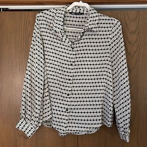 ZARA Button-Up Blouse